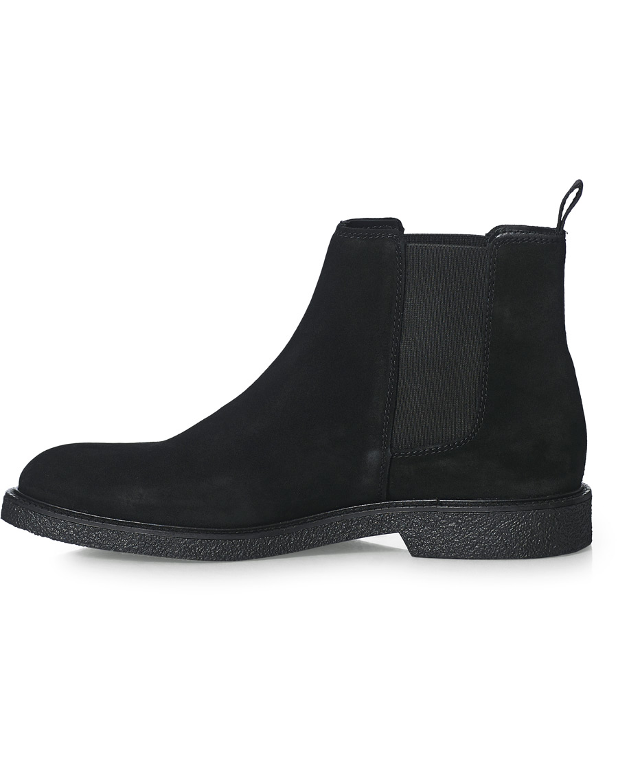 Herren | BOSS Tunley Suede Chelsea Boots Black | BOSS BLACK | BOSS Tunley Suede Chelsea Boots Black