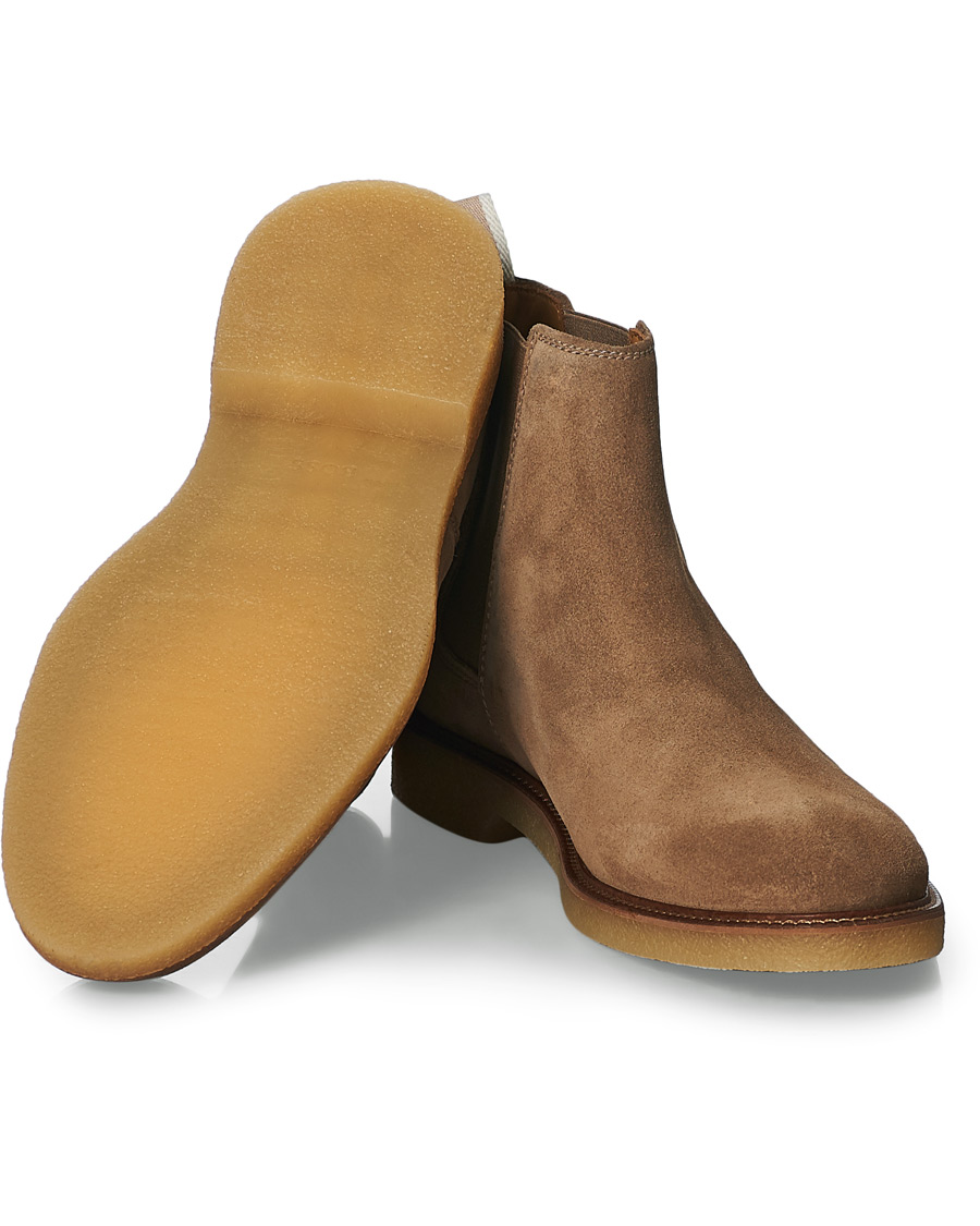 Herren | BOSS Tunley Suede Chelsea Boots Medium Beige | BOSS BLACK | BOSS Tunley Suede Chelsea Boots Medium Beige