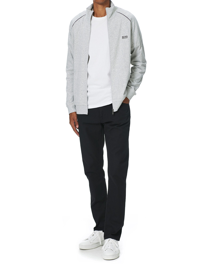 Herren | Pullover | BOSS BLACK | BOSS Mix & Match Full Zip Jacket Light Grey