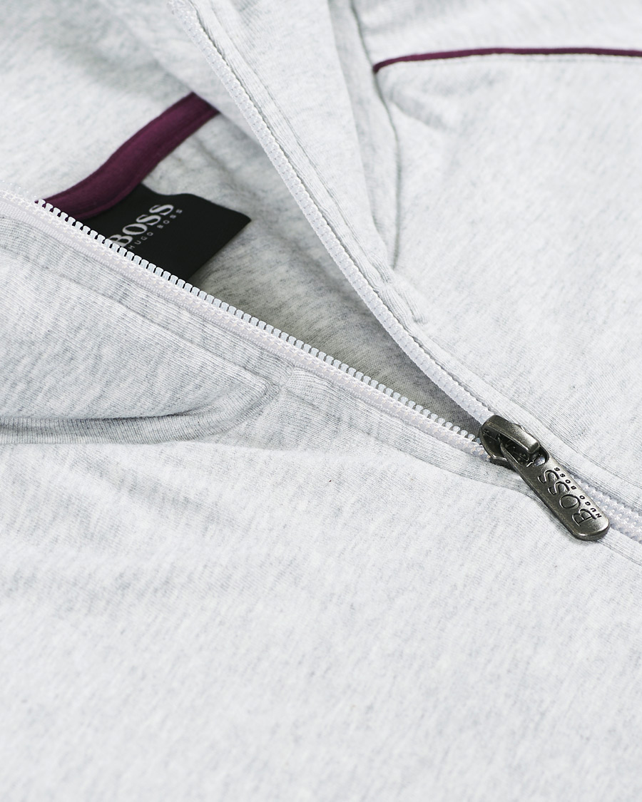 Herren | Pullover | BOSS BLACK | BOSS Mix & Match Full Zip Jacket Light Grey