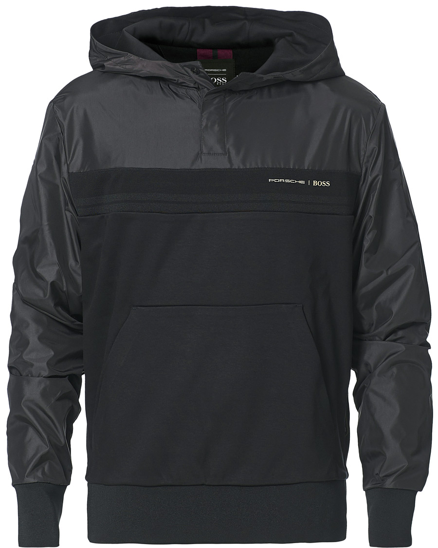 Herren | Pullover | BOSS BLACK | BOSS Porsche Capsule Seeger Block Hoodie Black