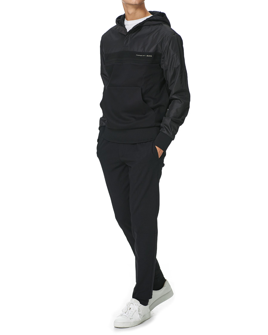 Herren | Pullover | BOSS BLACK | BOSS Porsche Capsule Seeger Block Hoodie Black