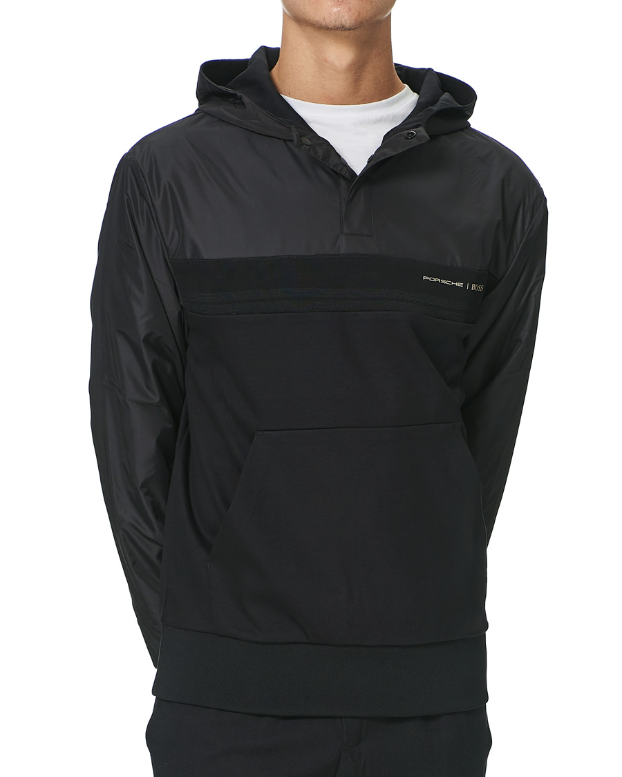 Herren | Pullover | BOSS BLACK | BOSS Porsche Capsule Seeger Block Hoodie Black