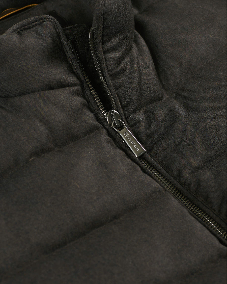 Herren | Jacken | MooRER | Wool/Cashmere Padded Vest Brown