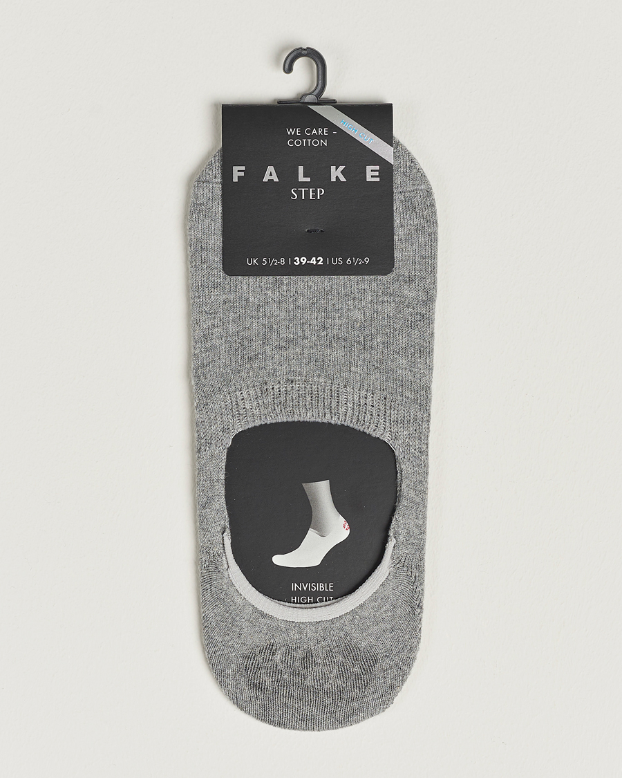 Herren |  | Falke | Casual High Cut Sneaker Socks Light Grey Melange