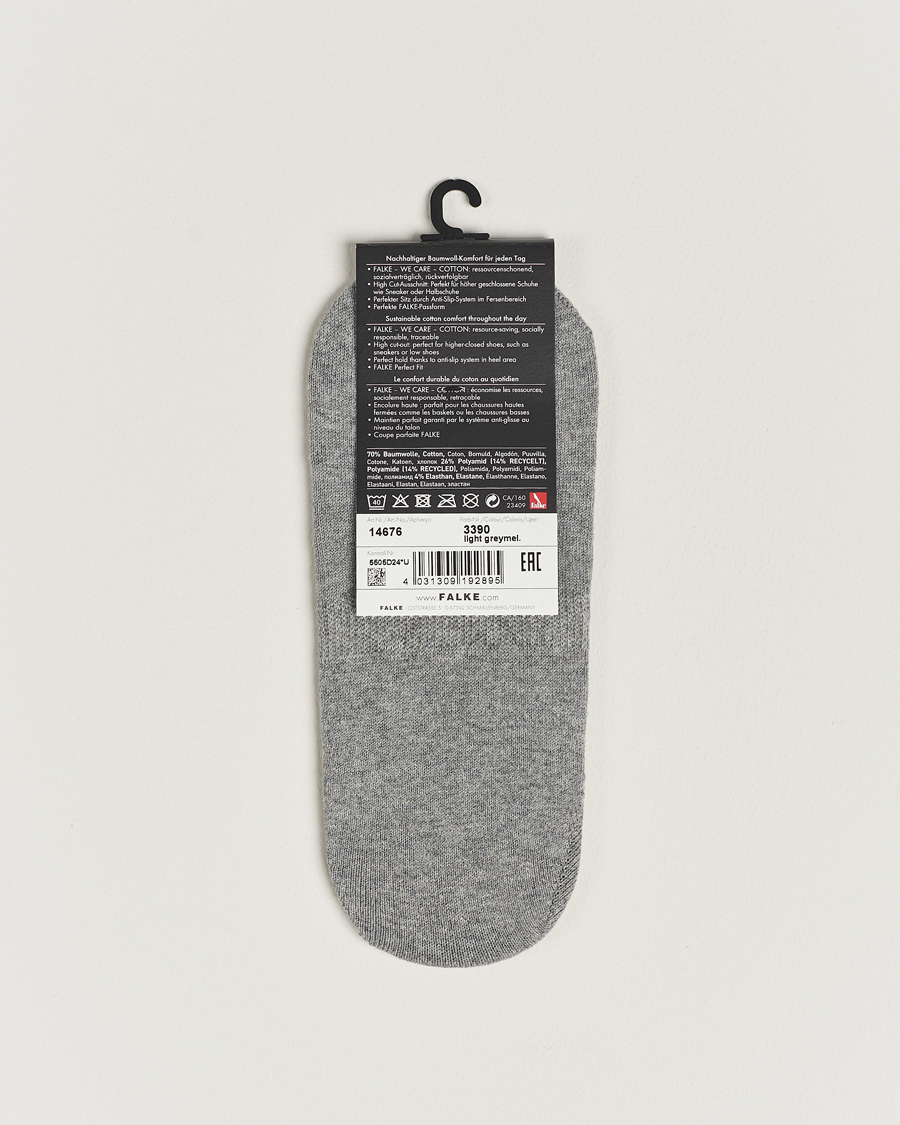 Herr | Kläder | Falke | Casual High Cut Sneaker Socks Light Grey Melange