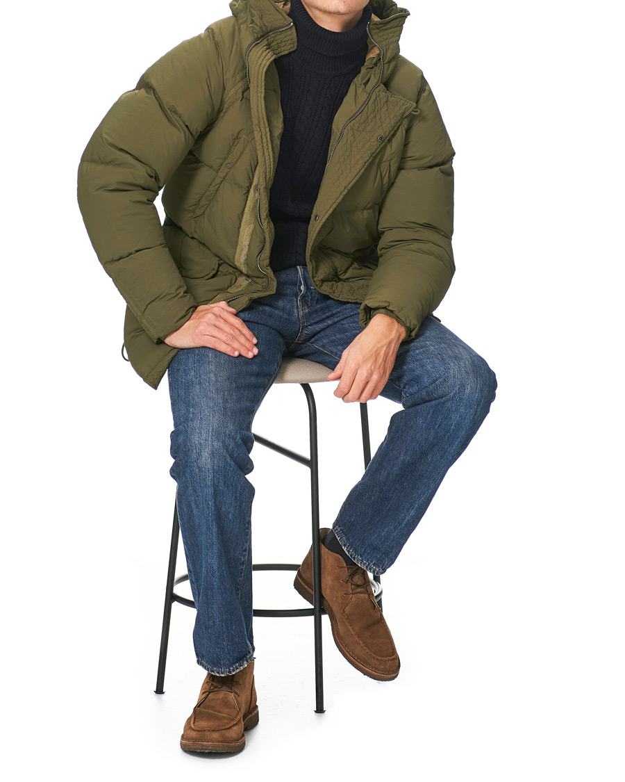 Herren | Jacken | Ten c | Deck Garment Dyed Down Parka Olive
