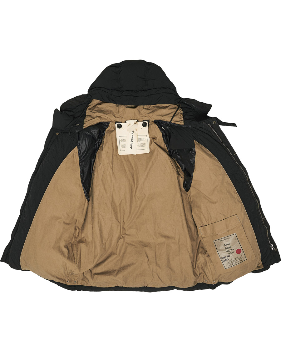 Herren | Jacken | Ten c | Artic Garment Dyed Down Jacket Black