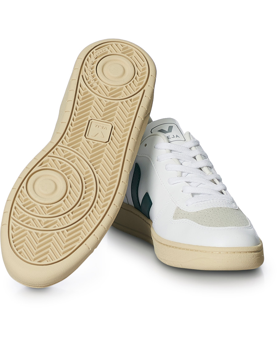 Herren | Veja V-10 Leather Butter Sole Sneaker White Brittany | Veja | V-10 Leather Butter Sole Sneaker White Brittany