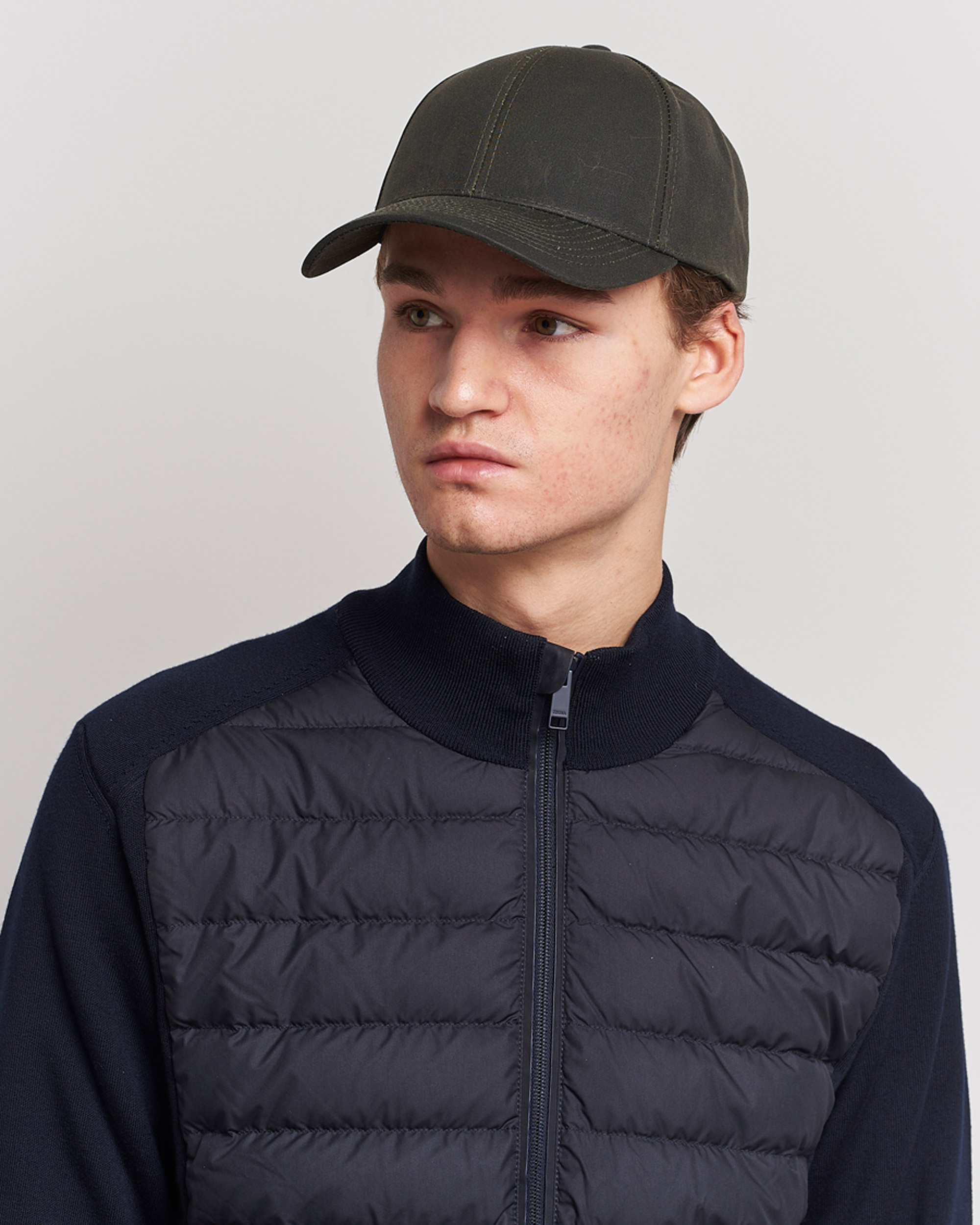 Herren | Hüte & Mützen | Varsity Headwear | Oilskin Baseball Cap Ivy Green