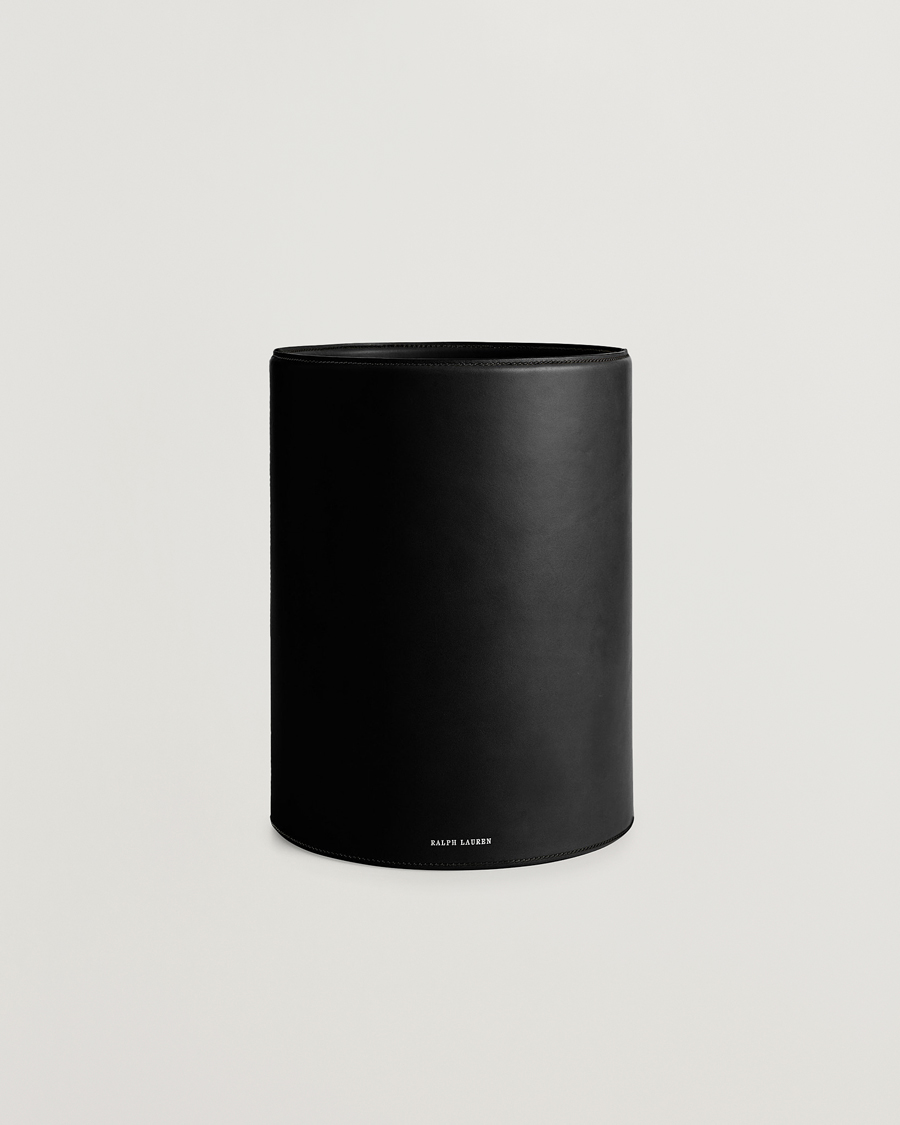 Herren | Für das Zuhause | Ralph Lauren Home | Brennan Leather Waste Bin Black