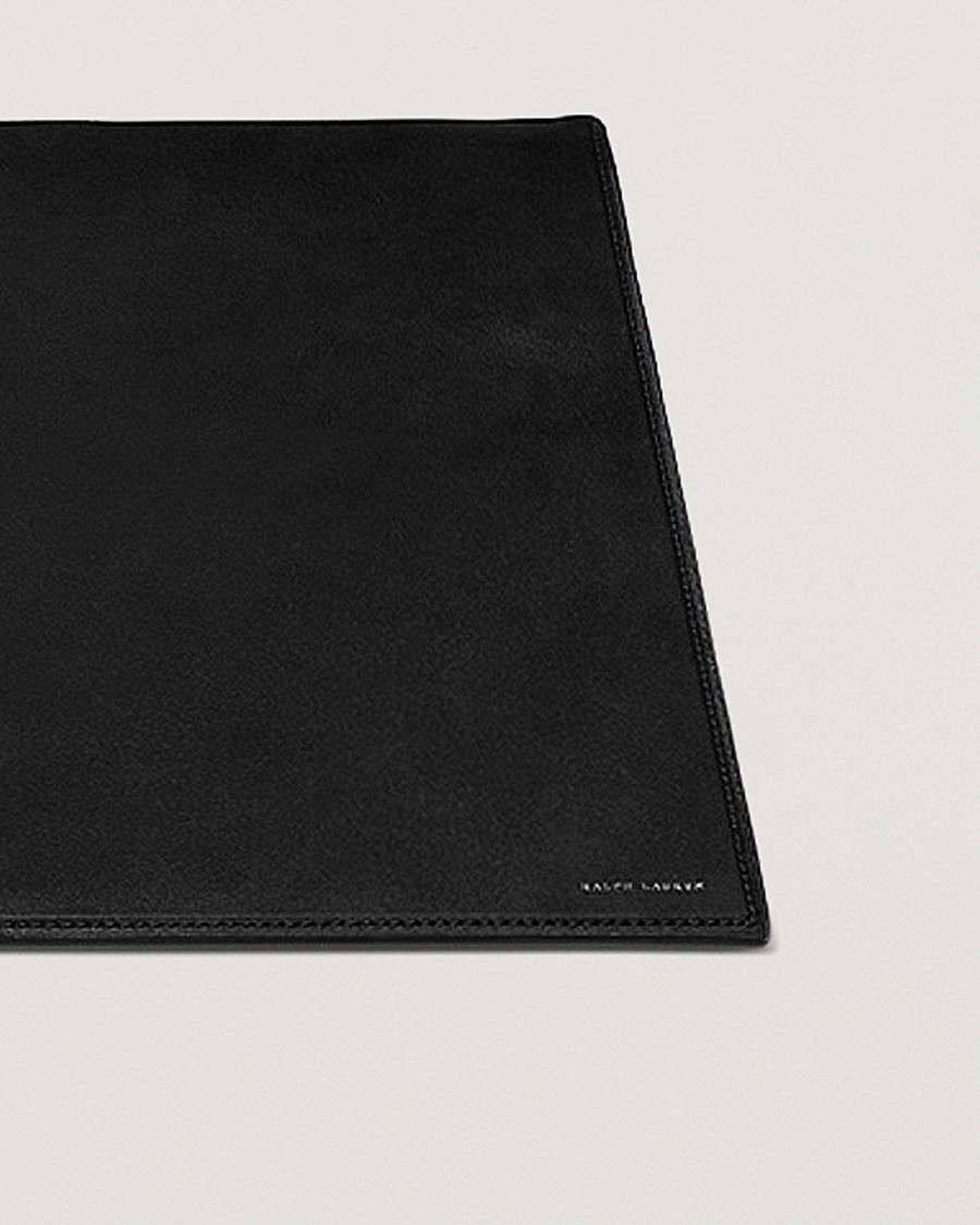 Herr |  | Ralph Lauren Home | Brennan Small Leather Desk Blotter Black