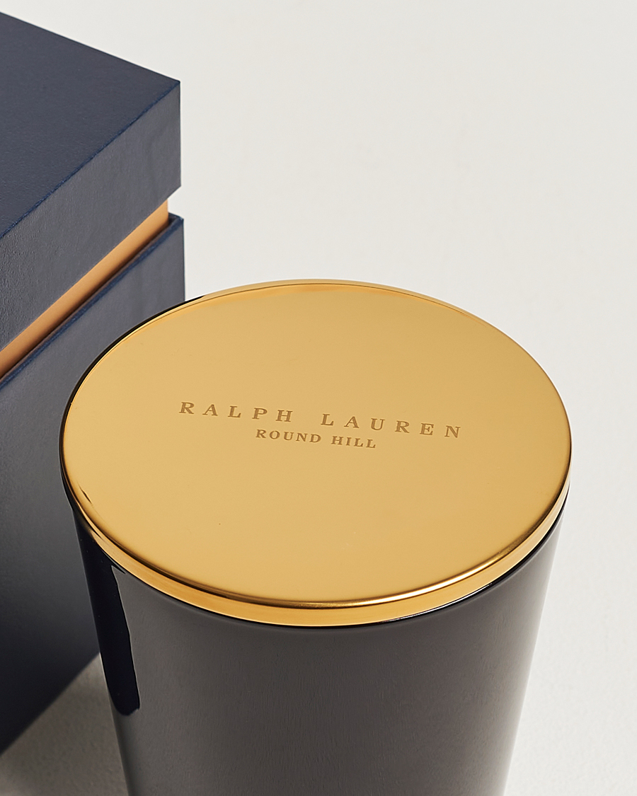 Herren |  | Ralph Lauren Home | Round Hill Single Wick Candle Navy/Gold