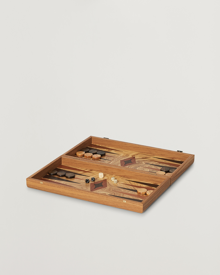 Herren | Spiel und Freizeit | Manopoulos | Olive Burl Large Backgammon