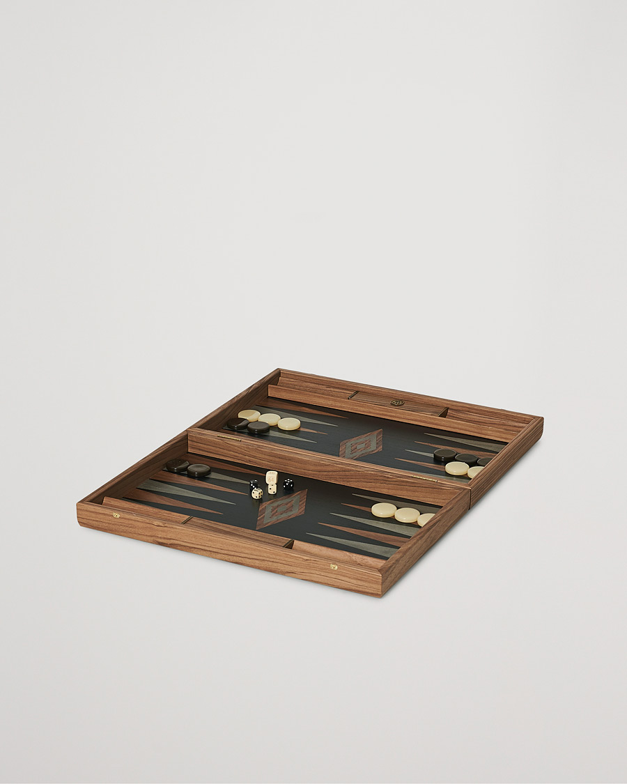 Herren | Special gifts | Manopoulos | Walnut & Black Oak Large Backgammon