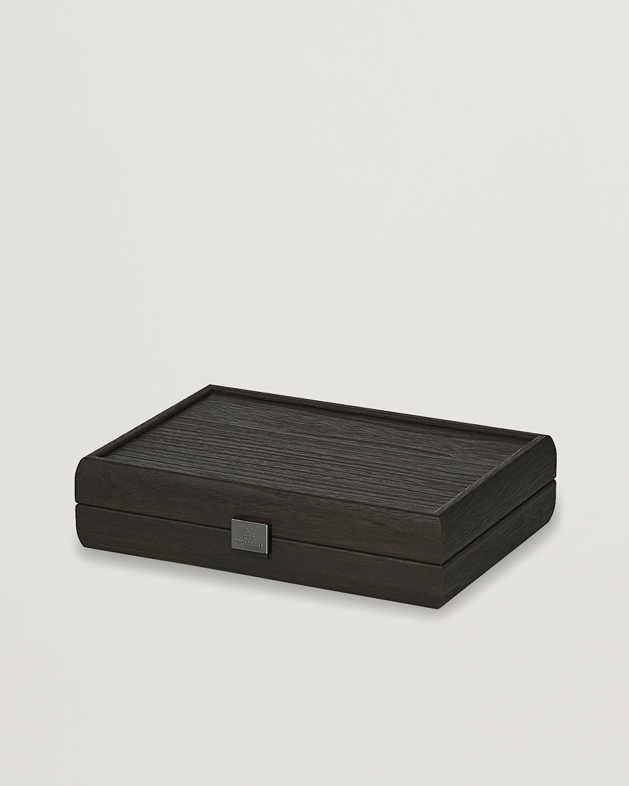 Herren | Spiel und Freizeit | Manopoulos | Wooden Card Case Black