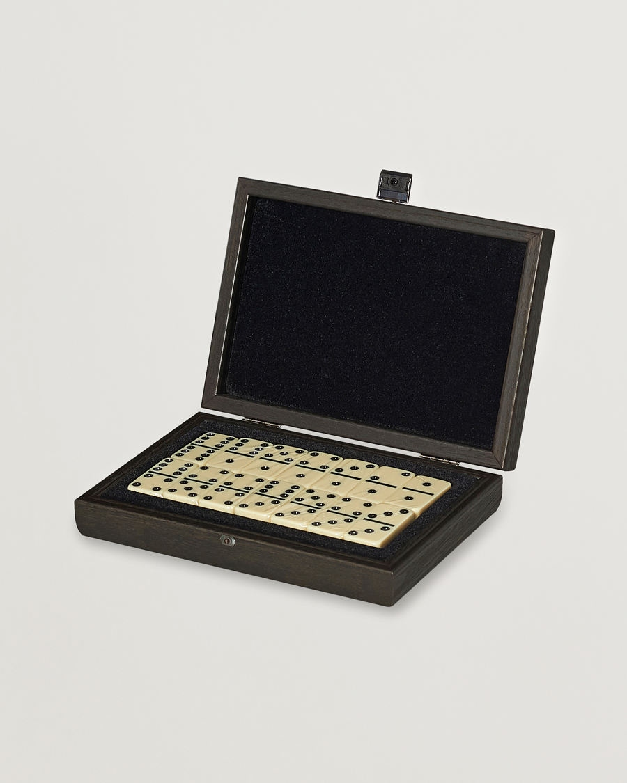 Herren | Spiel und Freizeit | Manopoulos | Wooden Domino Case Black
