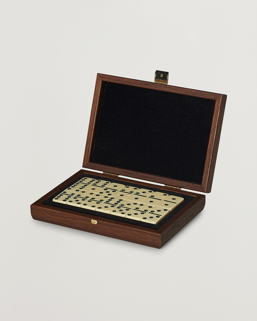 Herren | Manopoulos Wooden Domino Case Dark Brown | Manopoulos | Wooden Domino Case Dark Brown