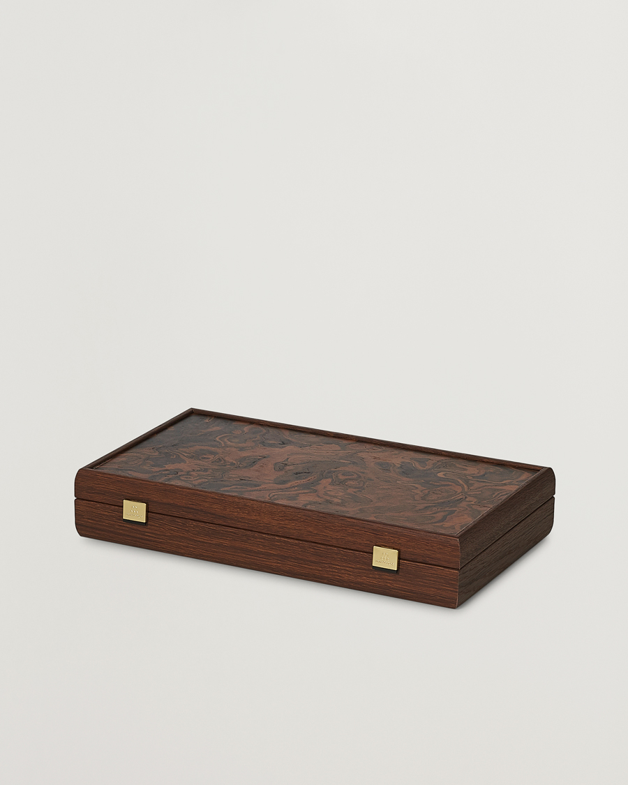 Herren | Spiel und Freizeit | Manopoulos | Walnut Burl Poker Case