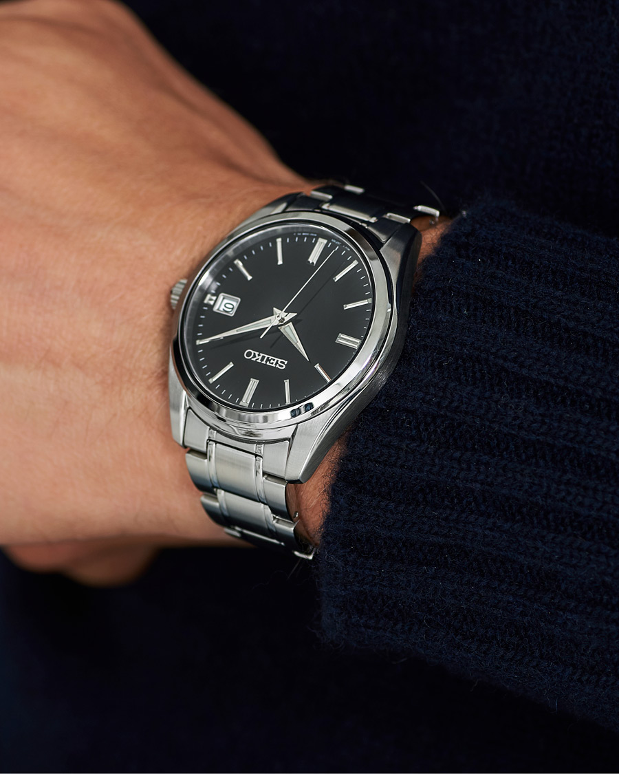 Seiko solar black dial online