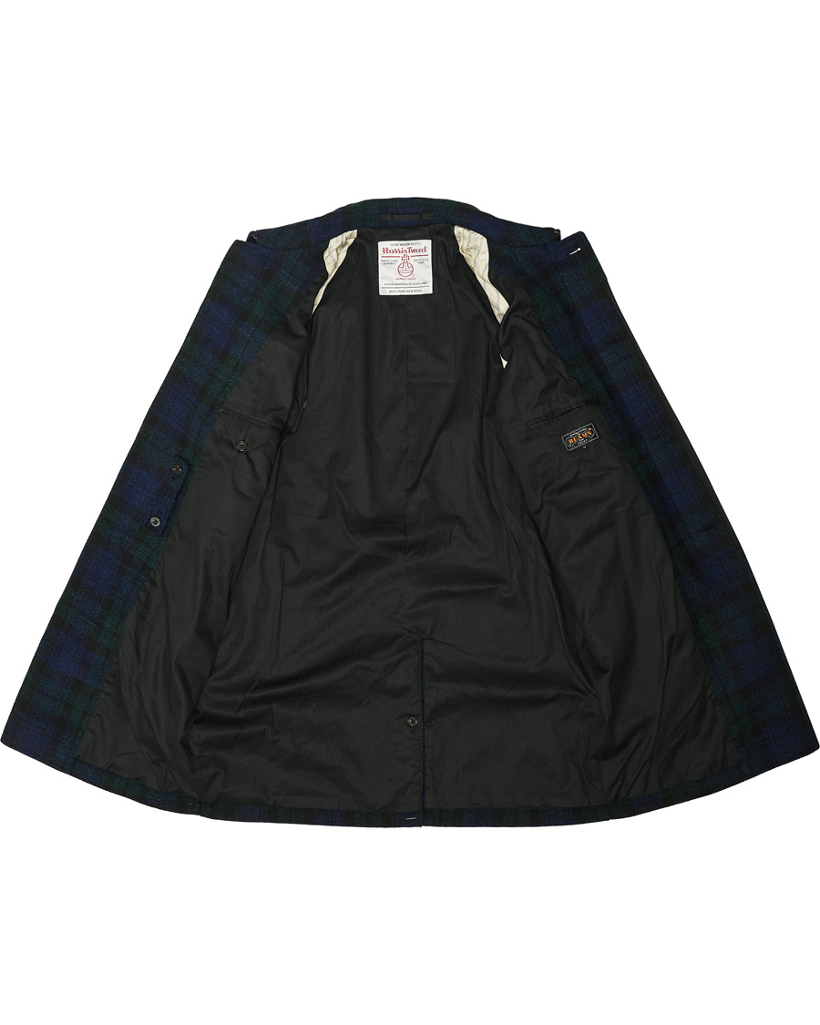 Herren | Jacken | BEAMS PLUS | Balmacaan Harris Tweed Coat Blackwatch