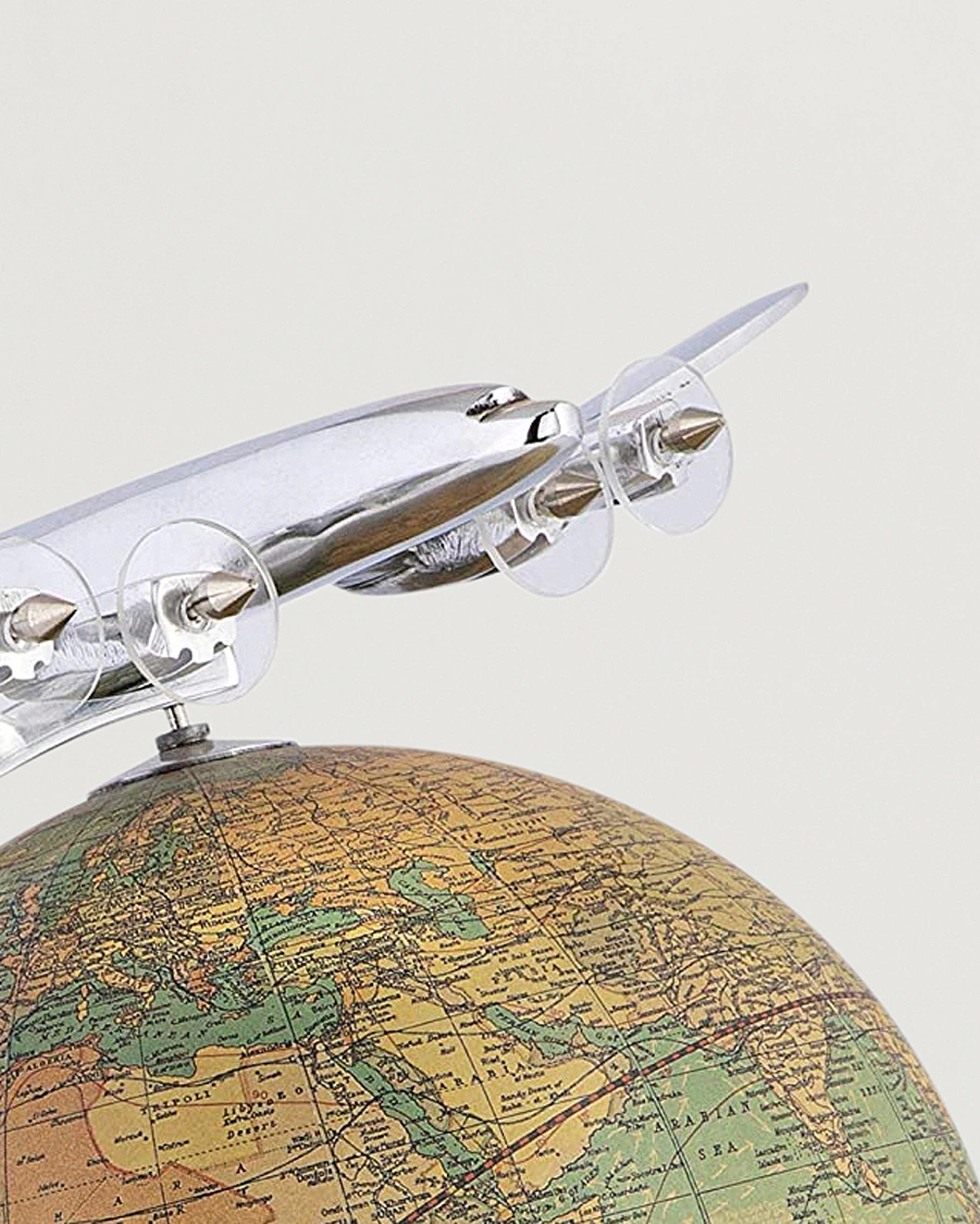 Herren |  | Authentic Models | On Top Of The World Globe and Plane Silver