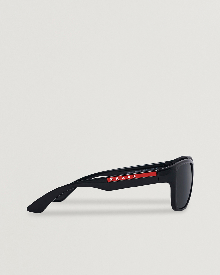 Herren | Prada Linea Rossa 0PS 01US Polarized Sunglasses Black | Prada Linea Rossa | 0PS 01US Polarized Sunglasses Black