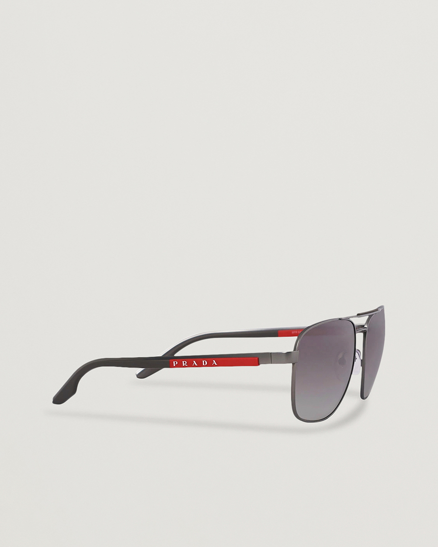 Herren | Prada Linea Rossa 0PS 53XS Sunglasses Silver | Prada Linea Rossa | 0PS 53XS Sunglasses Silver