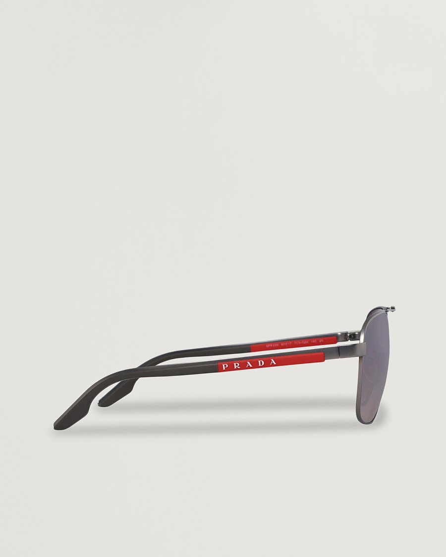 Herren | Prada Linea Rossa 0PS 53XS Sunglasses Silver | Prada Linea Rossa | 0PS 53XS Sunglasses Silver
