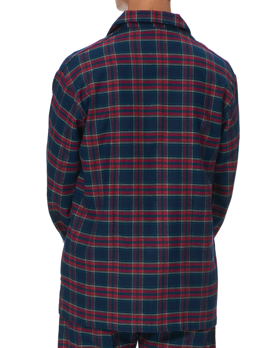 Herren | | Derek Rose | Brushed Cotton Flannel Checked Pyjama Set Multi