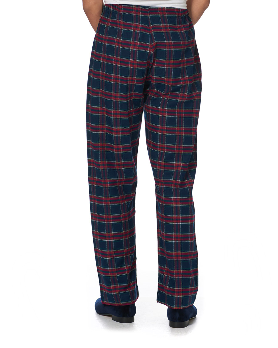 Herren | | Derek Rose | Brushed Cotton Flannel Checked Pyjama Set Multi