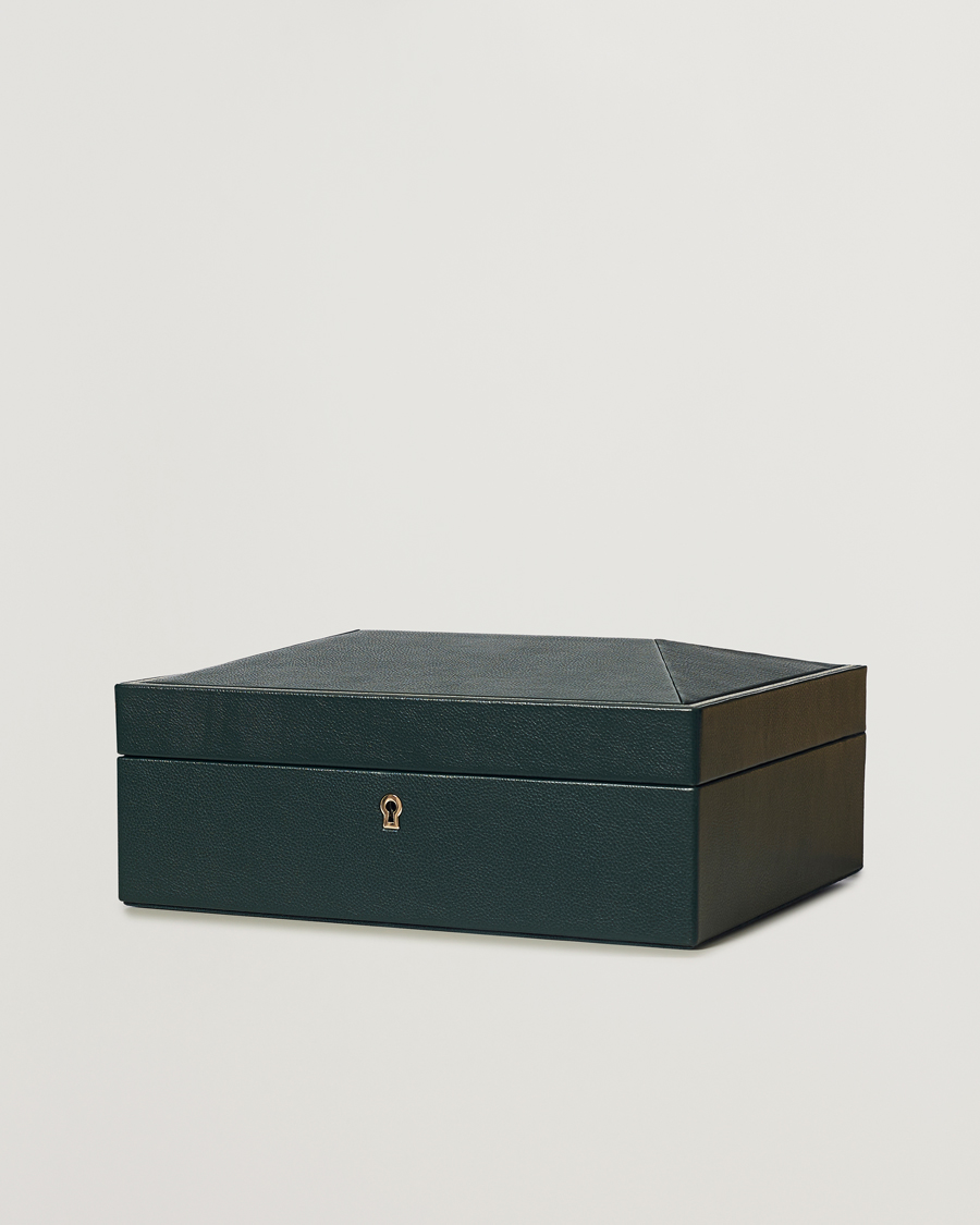 Herren | Lifestyle | WOLF | British Racing Green 8 Piece Watch Box