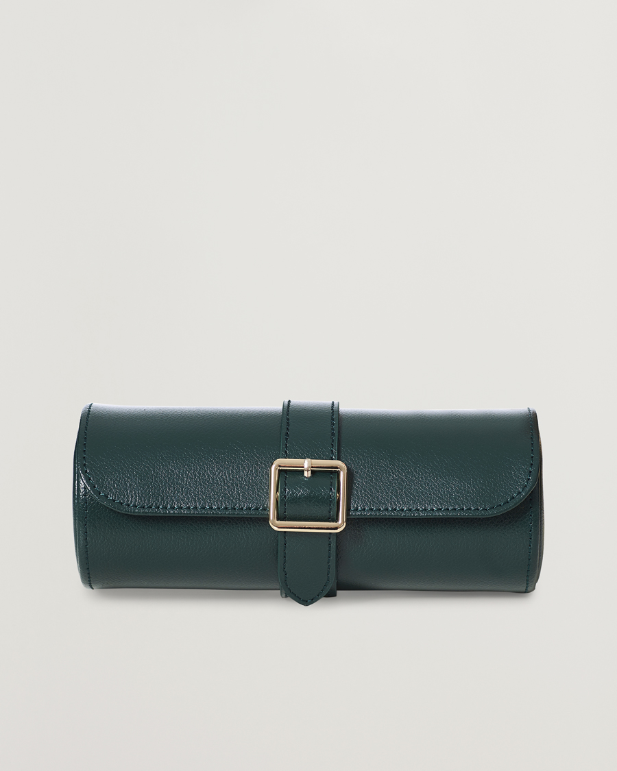 Herren | Uhren- und Schmuckkasten | WOLF | British Racing Green Triple Watch Roll