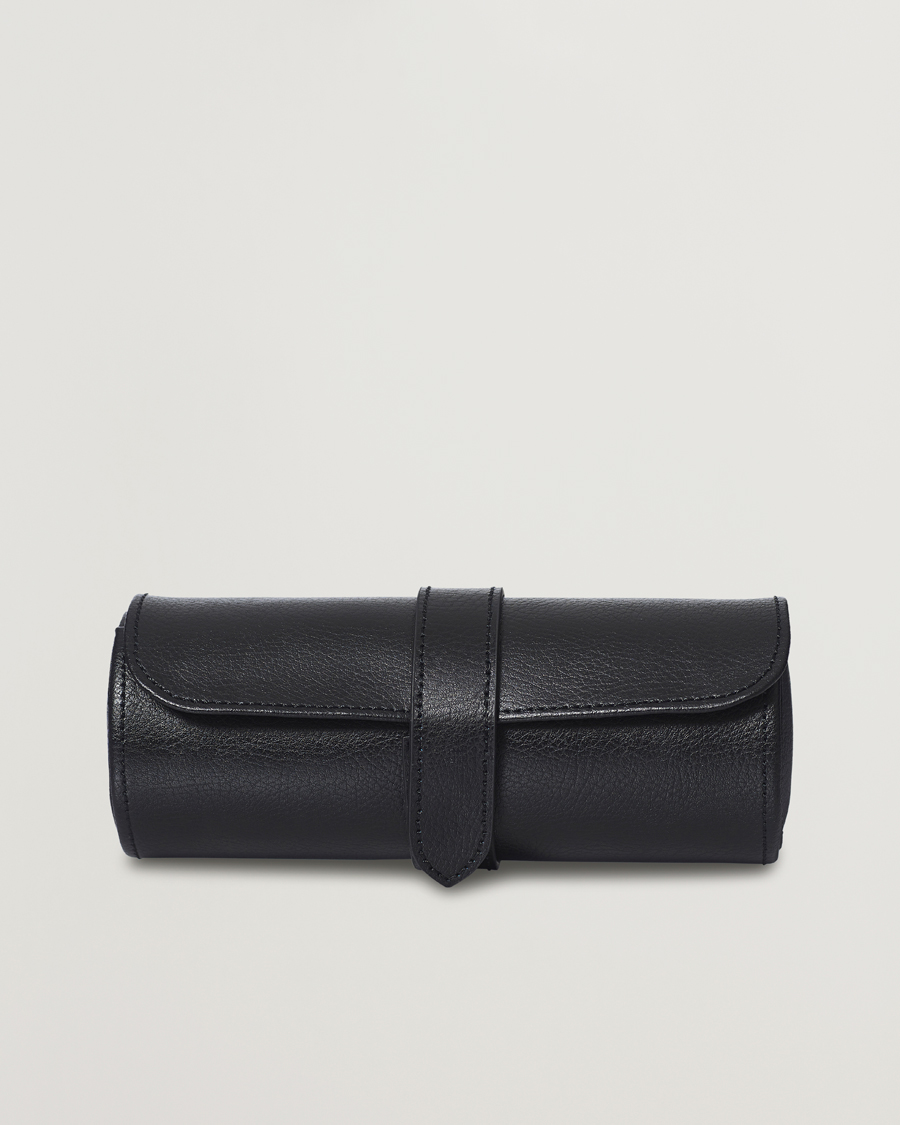 Herren | Uhren- und Schmuckkasten | WOLF | Blake Triple Watch Roll Black/Purple