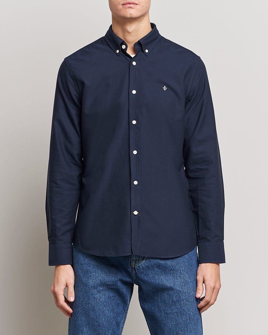 Herren | Hemden | Morris | Douglas Oxford Shirt Navy