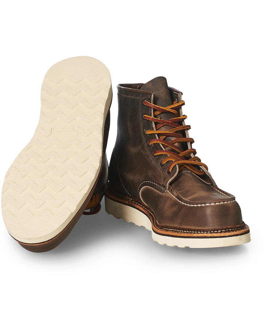 Herren | Red Wing Shoes Moc Toe Boot Concrete Rough & Tough Leather | Red Wing Shoes | Moc Toe Boot Concrete Rough & Tough Leather