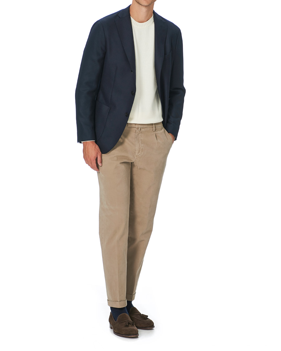 Herren | Hosen | Briglia 1949 | Easy Fit Cotton Stretch Chino Beige
