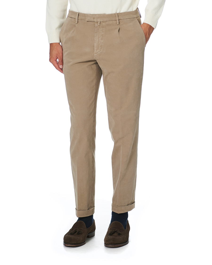 Herren | Hosen | Briglia 1949 | Easy Fit Cotton Stretch Chino Beige