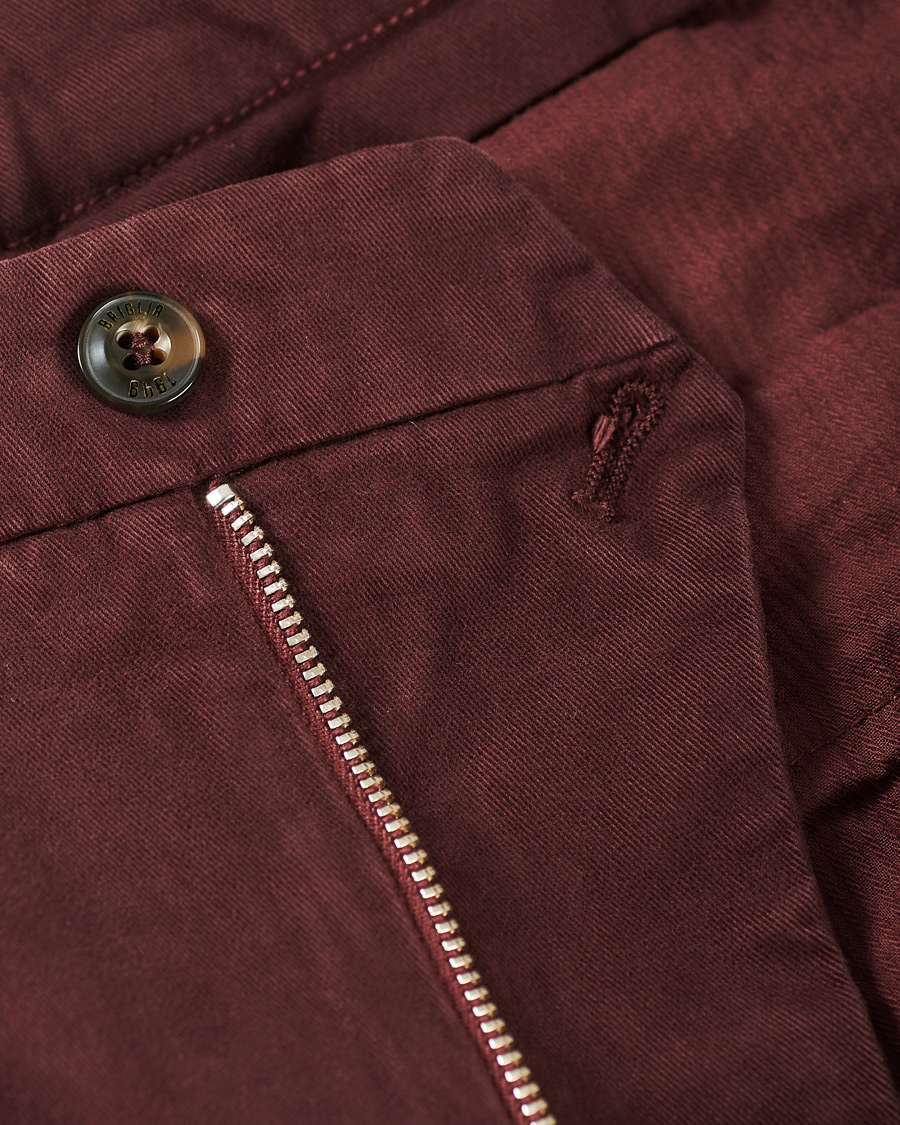 Herren | Hosen | Briglia 1949 | Easy Fit Cotton Stretch Chino Burgundy