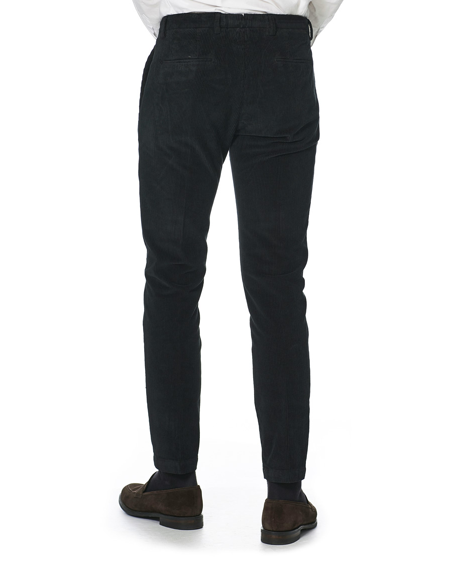 Herren | Hosen | Briglia 1949 | Slim Fit Corduroy Trousers Black