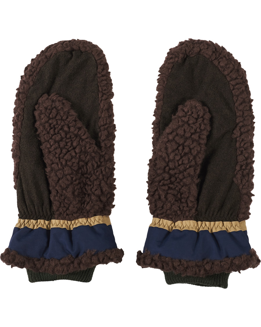 Herren | Elmer by Swany Miyo Wool Teddy Mittens Brown | Elmer by Swany | Miyo Wool Teddy Mittens Brown
