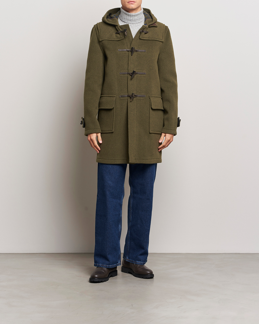 Herren | Jacken | Gloverall | Morris Duffle Coat Loden/Check