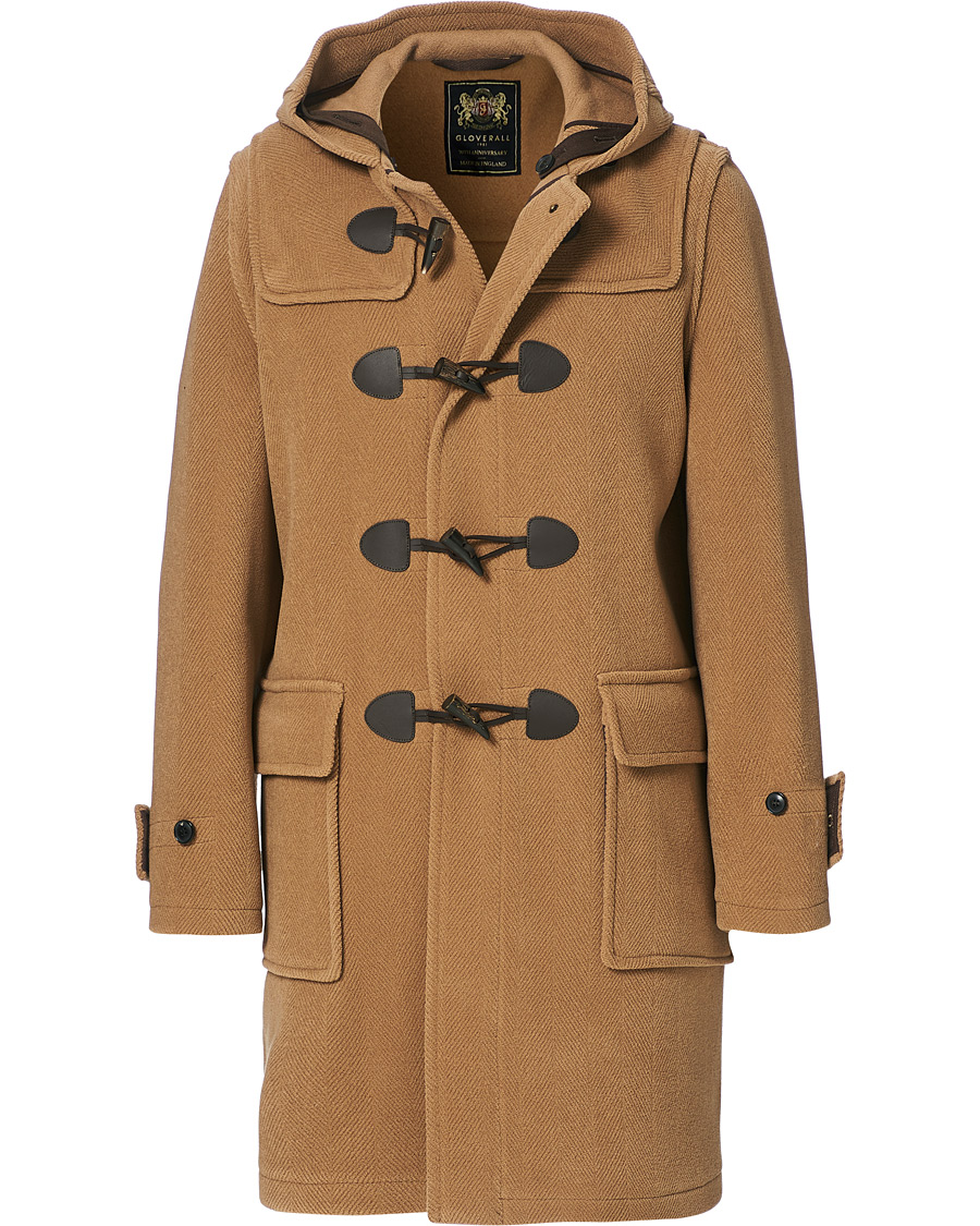 Herren | Jacken | Gloverall | Anniversary Heavyweight Herringbone Morris Duffle Camel
