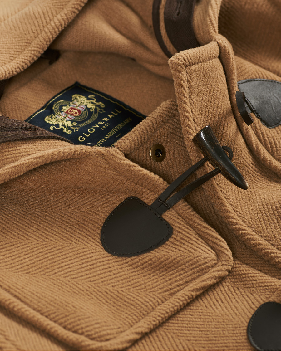Herren | Jacken | Gloverall | Anniversary Heavyweight Herringbone Morris Duffle Camel