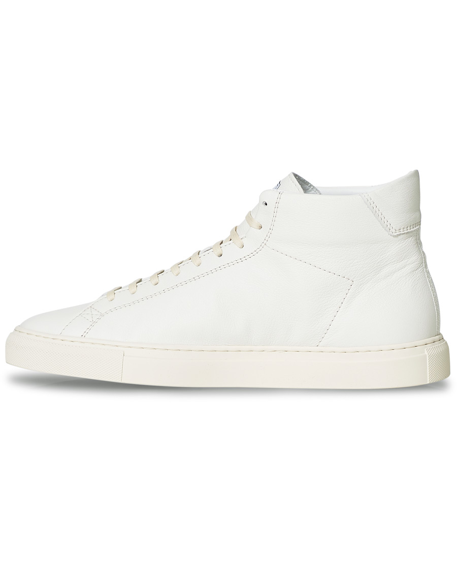 Herren | C.QP Flyback High Top Leather Sneaker Vintage White | CQP | C.QP Flyback High Top Leather Sneaker Vintage White