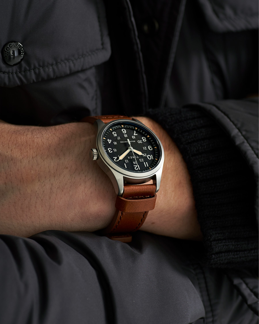 Herren | Timex Field Post Solar Watch 36mm Brown/Black | Timex | Field Post Solar Watch 36mm Brown/Black