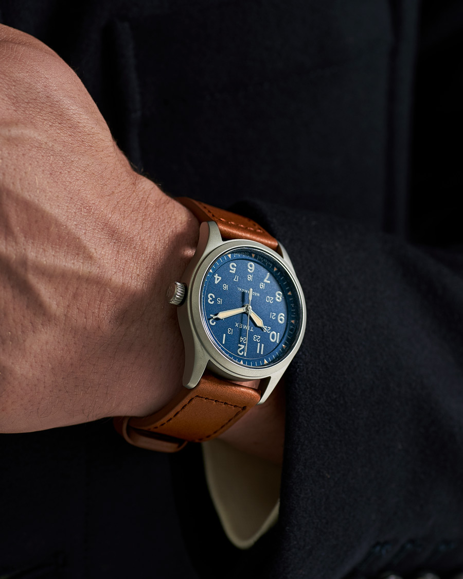 Herren | Timex | Timex | Field Post Mechanical Watch 38mm Blue Dial
