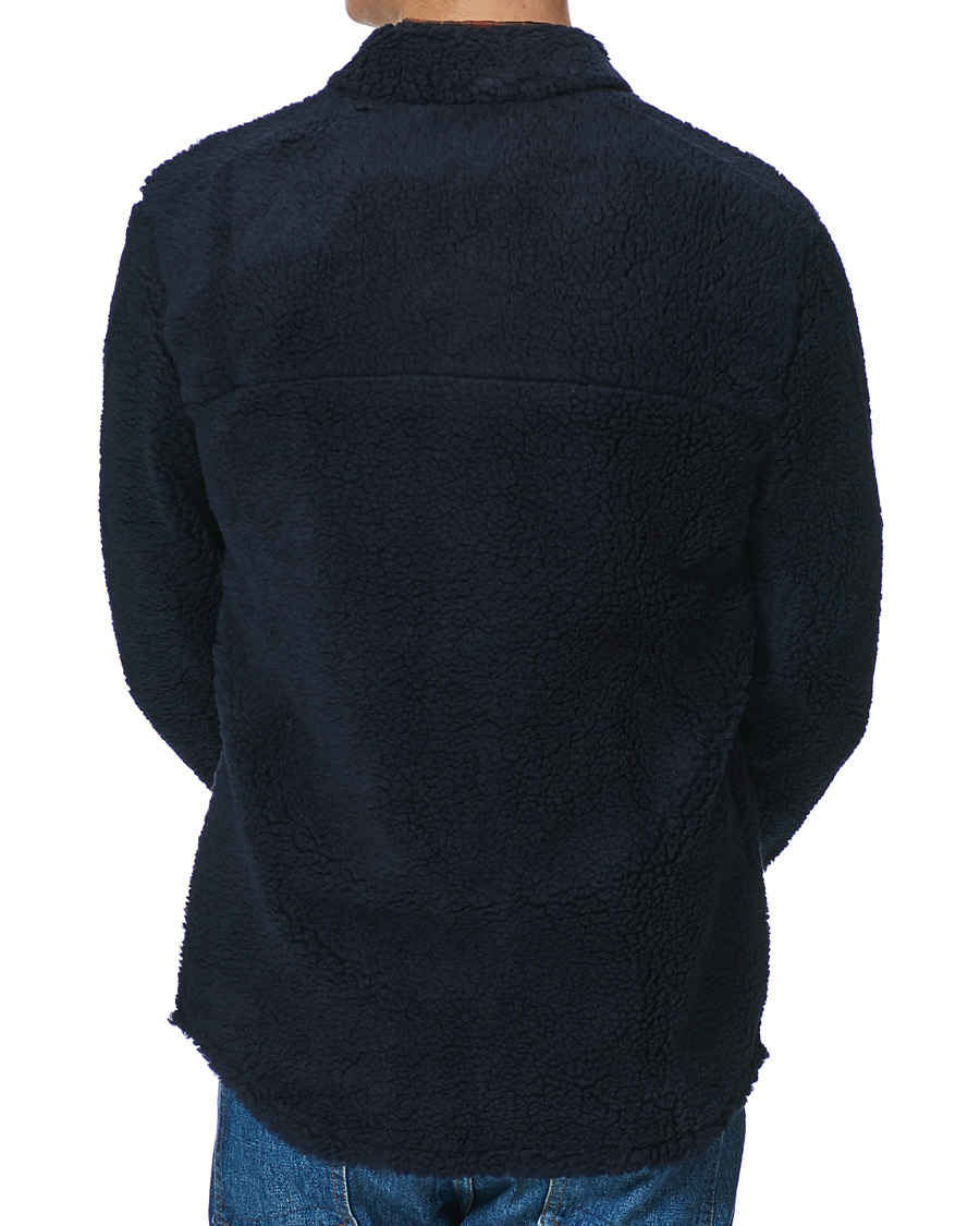 Herren | Hemden | Holubar | M155 Fleece Overshirt Dark Blue