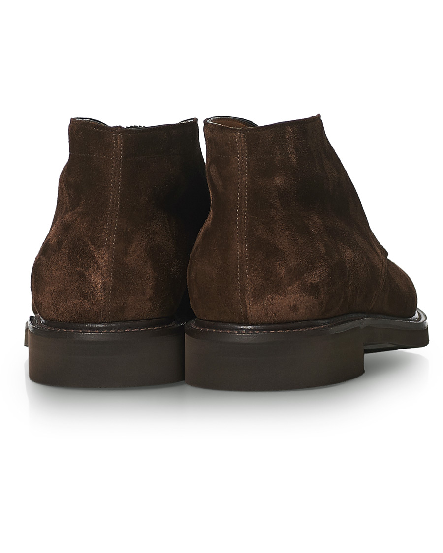 Herren | John Lobb Heywood Chukka Boot Dark Brown Suede | John Lobb | Heywood Chukka Boot Dark Brown Suede