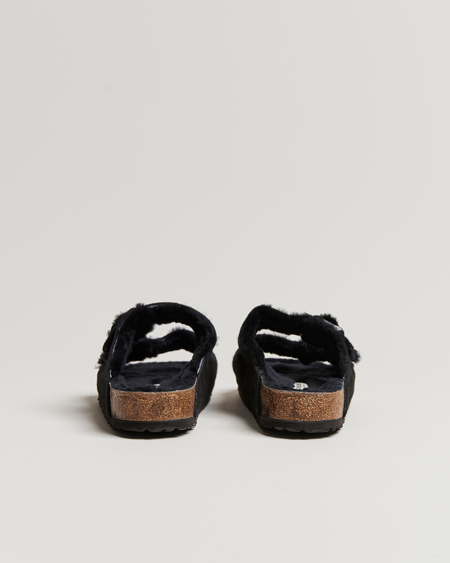 Herren | BIRKENSTOCK Arizona Shearling Classic Footbed Black Suede | BIRKENSTOCK | Arizona Shearling Classic Footbed Black Suede
